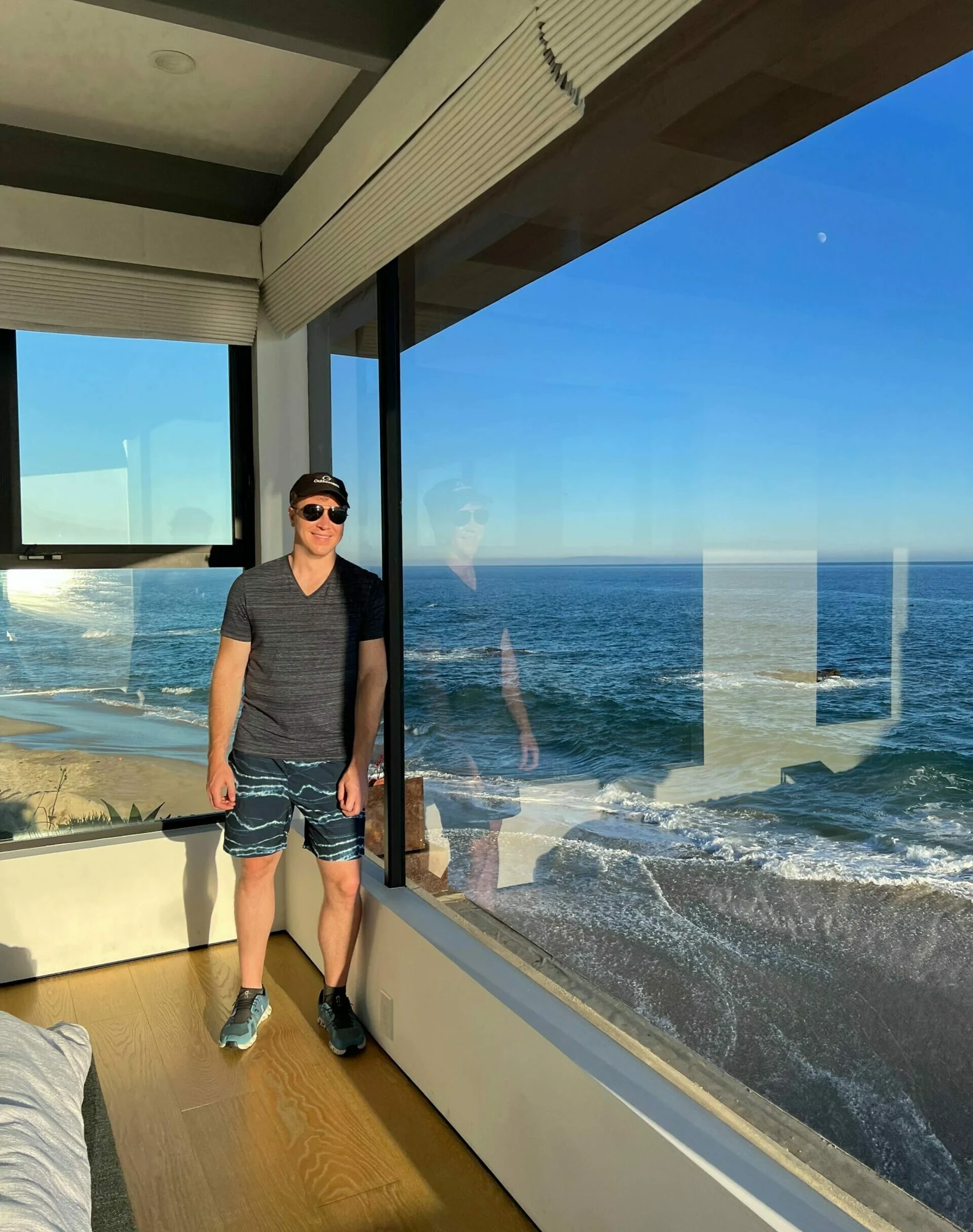 Patrick overlooking the coastline